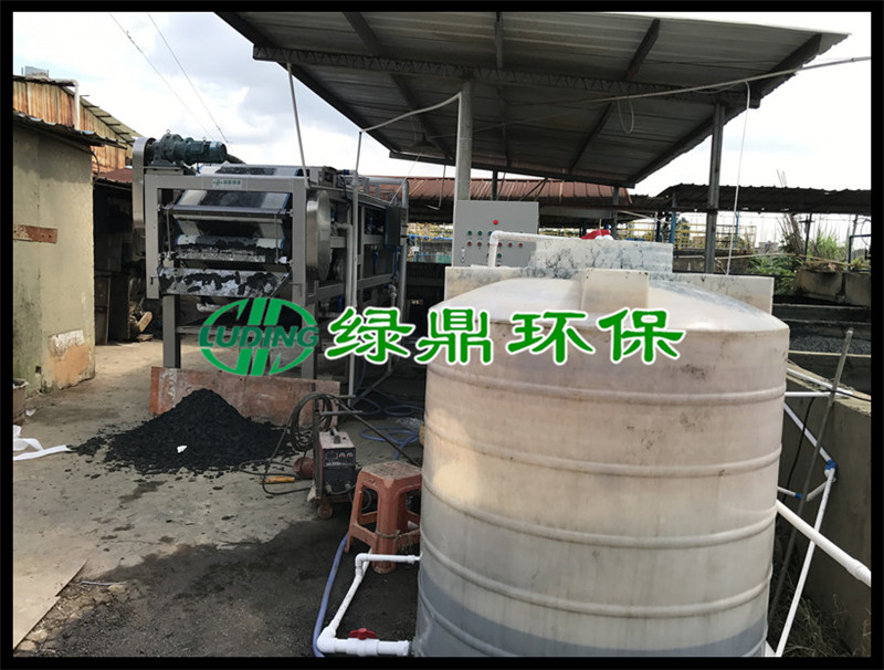 印染帶式壓濾機#廣州番禺印染水洗廠使用案例現場 2 印染帶式壓濾機#廣州番禺印染水洗廠使用案例現場 2