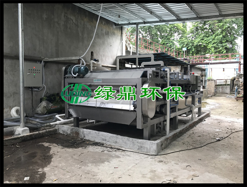帶式壓濾機發貨房縣制砂廠泥漿處理項目