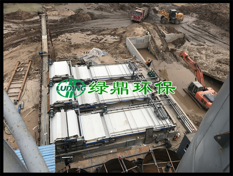 帶式壓濾機應用高要泵站泥漿處理工程